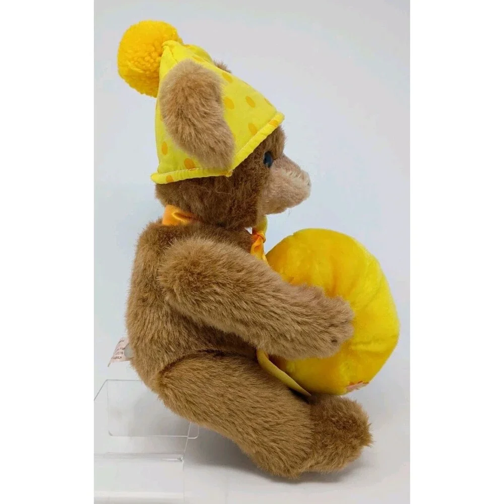 Schmid Wind Up Musical Jointed Teddy Bear Plush Gordon Fraser 1984 Musical NOS